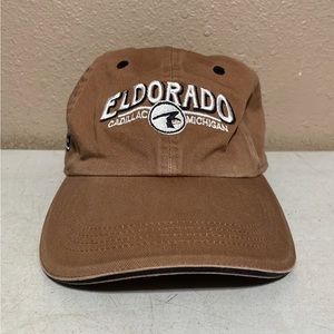 Eldorado Cadillac Michigan Tan Golf Digest Strapback Hat Cap